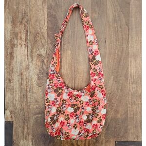 Vtg Minnie Mouse Slouch Bag Hula Beach Hawaiian Tote Crossbody Bag Disney Parks